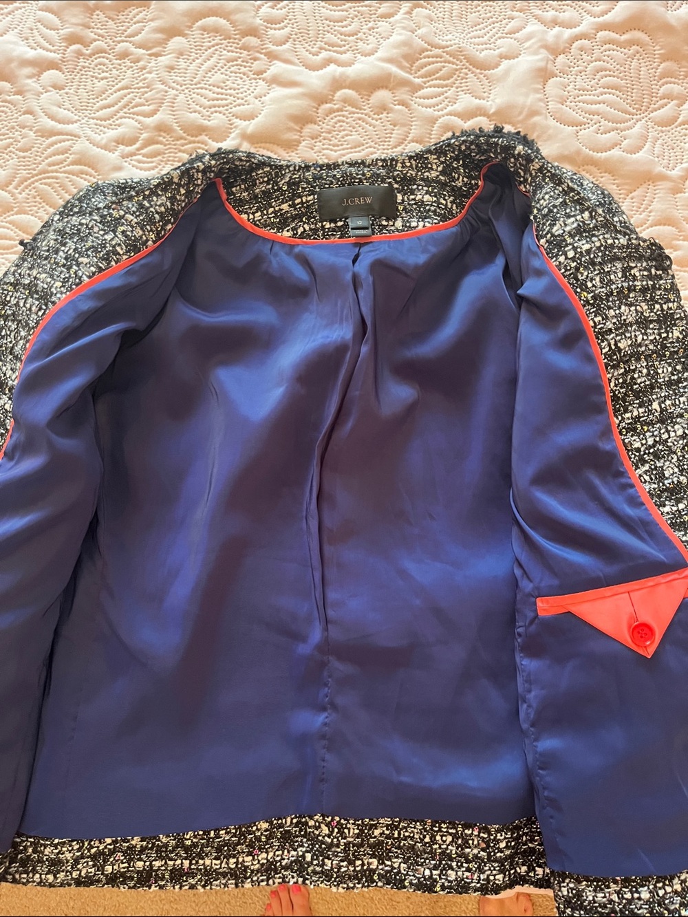J. Crew Tweed Sparkle Blazer - Picture 10 of 13